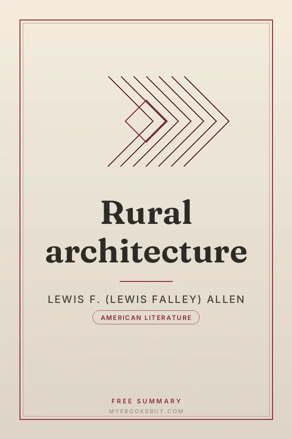 Cover of Rural architecture