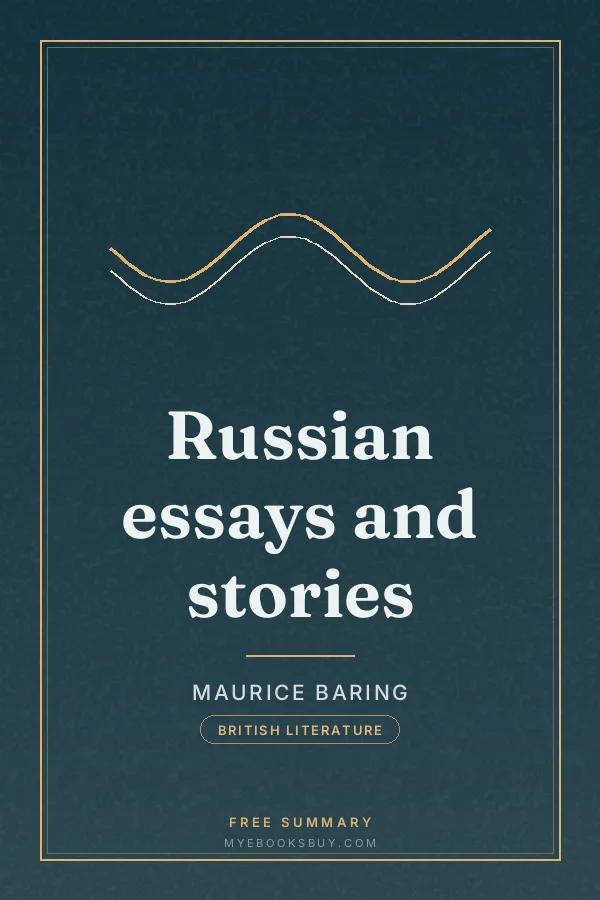Cover of Russian essays and stories