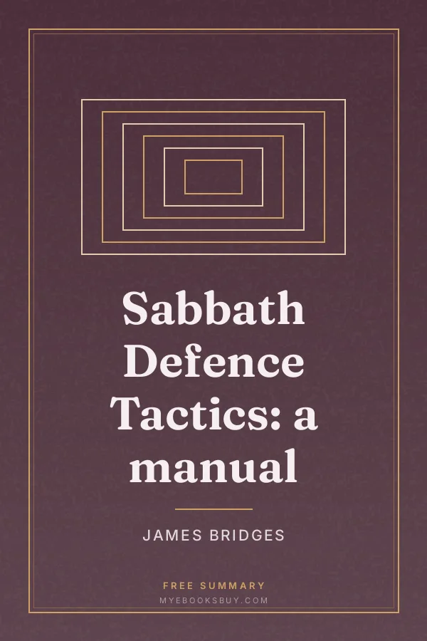 Cover of Sabbath Defence Tactics: a manual