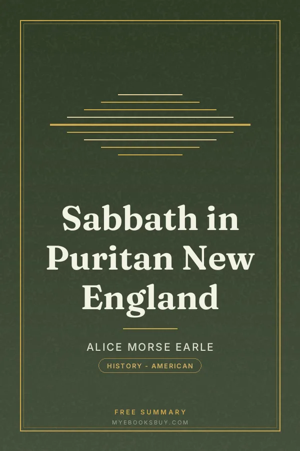 Cover of Sabbath in Puritan New England