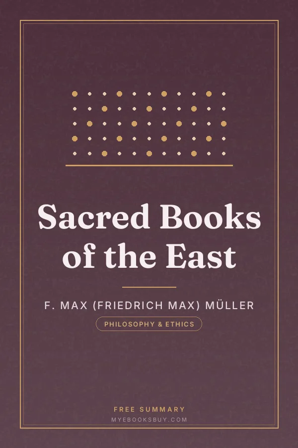 Cover of Sacred Books of the East