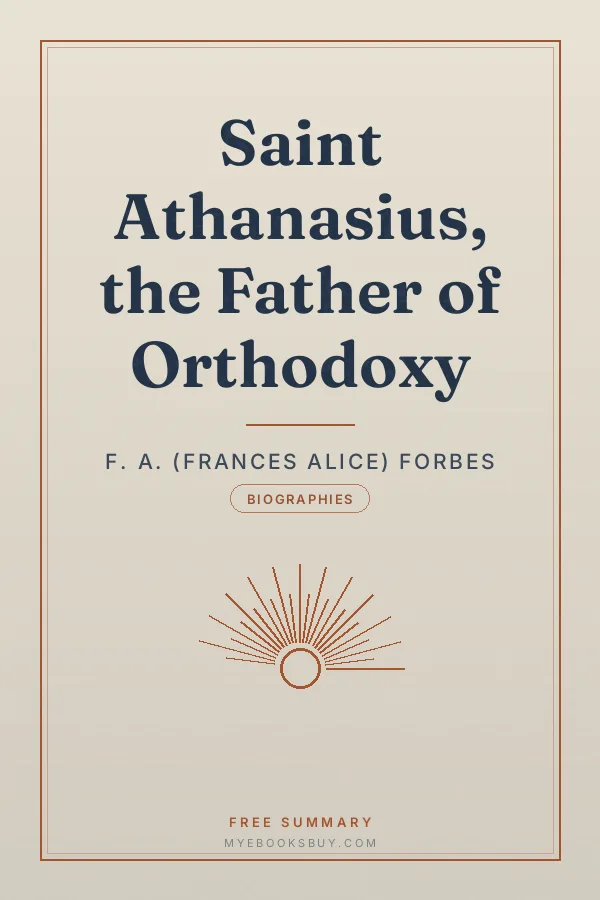 Cover of Saint Athanasius, the Father of Orthodoxy