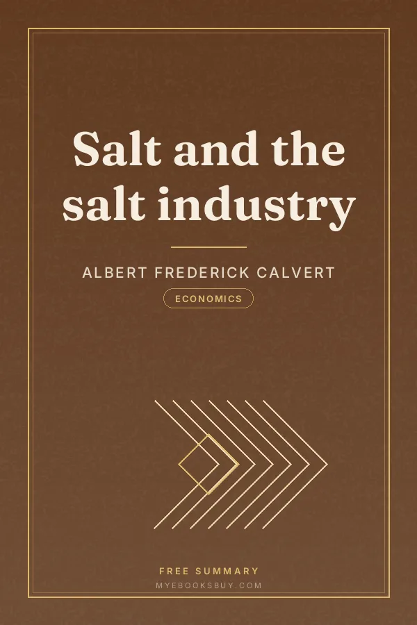 Cover of Salt and the salt industry