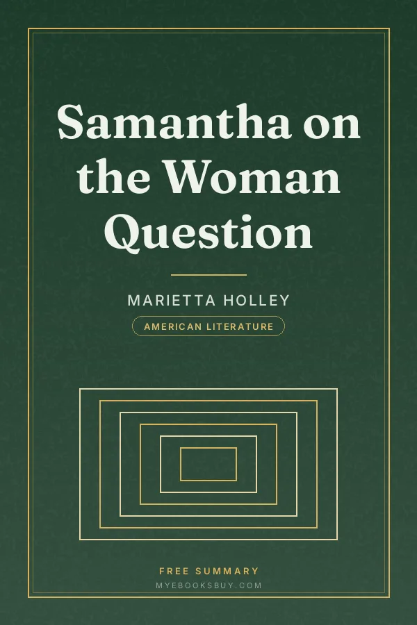Cover of Samantha on the Woman Question