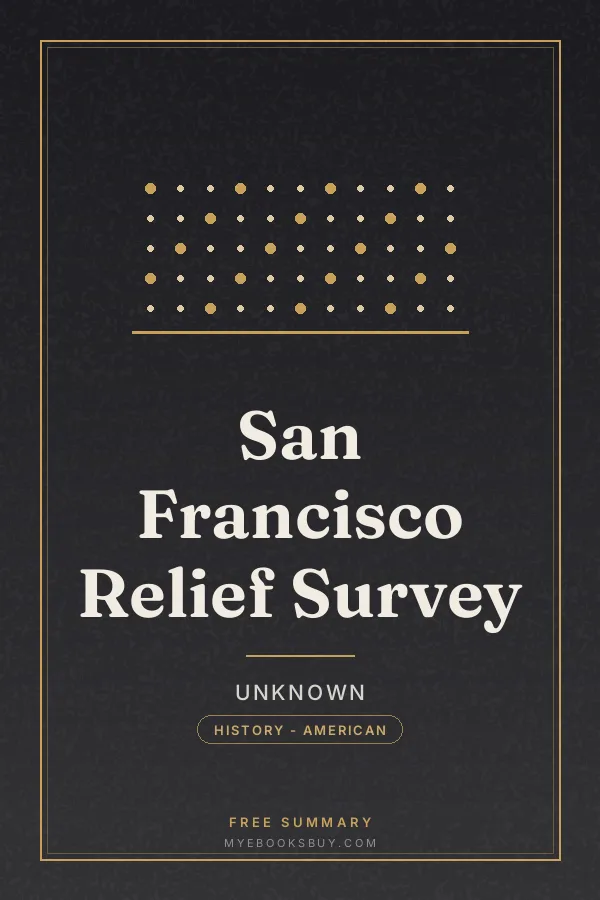 Cover of San Francisco Relief Survey