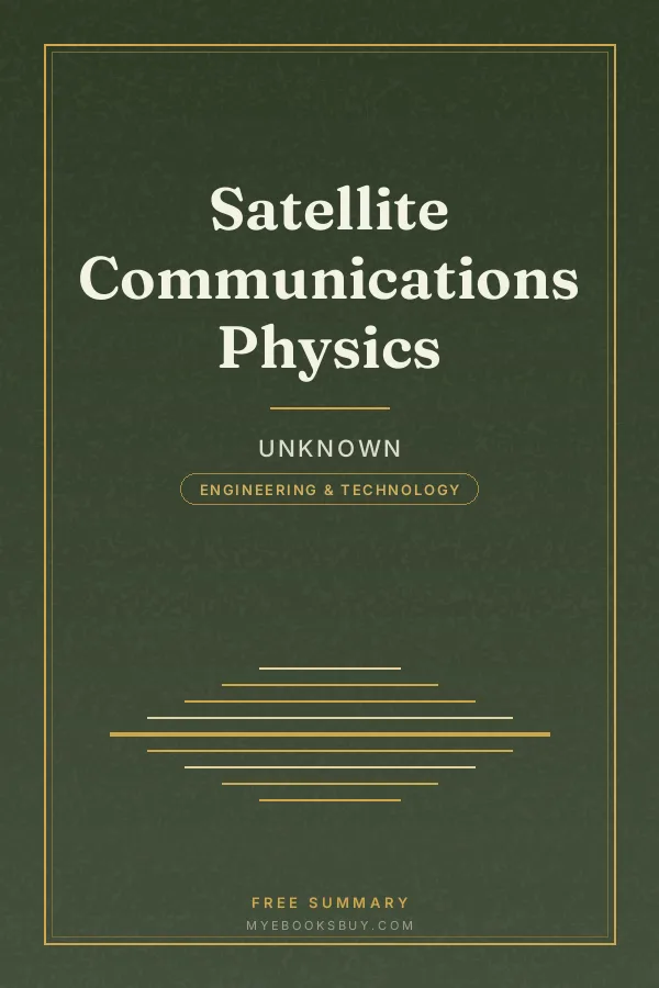 Cover of Satellite Communications Physics
