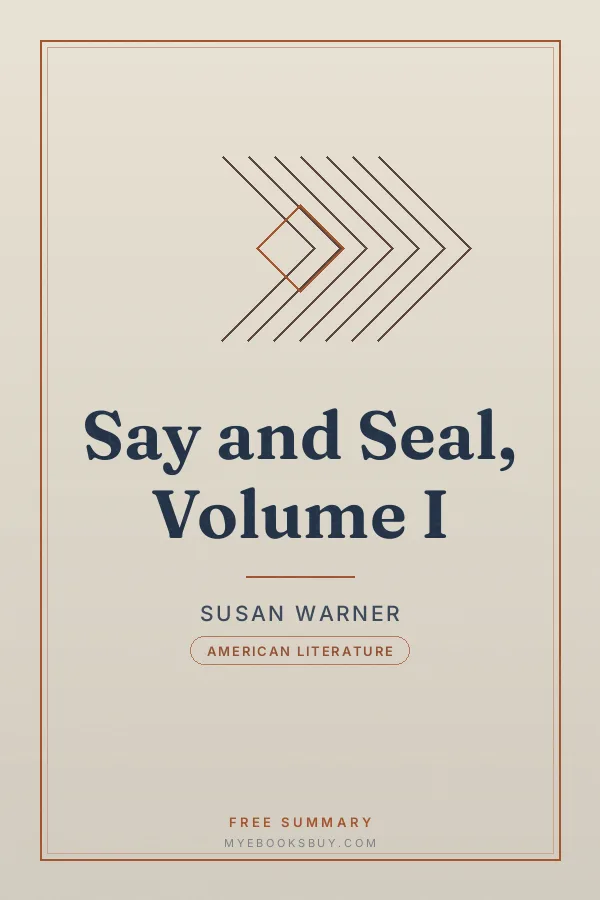 Cover of Say and Seal, Volume I