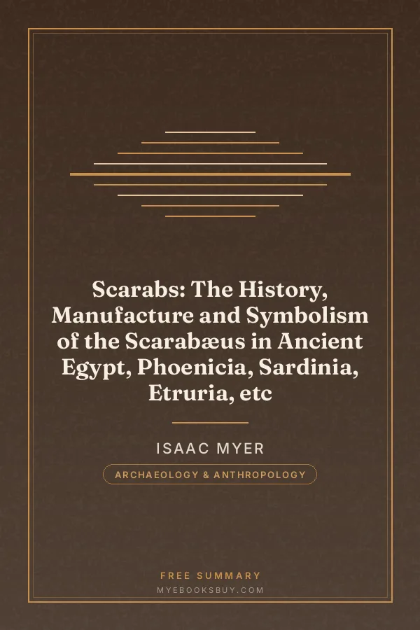 Cover of Scarabs: The History, Manufacture and Symbolism of the Scarabæus in Ancient Egypt, Phoenicia, Sardinia, Etruria, etc
