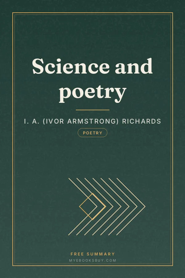 Cover of Science and poetry