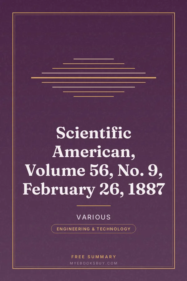 Cover of Scientific American, Volume 56, No. 9, February 26, 1887