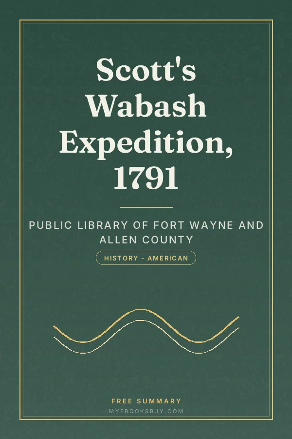 Cover of Scott's Wabash Expedition, 1791