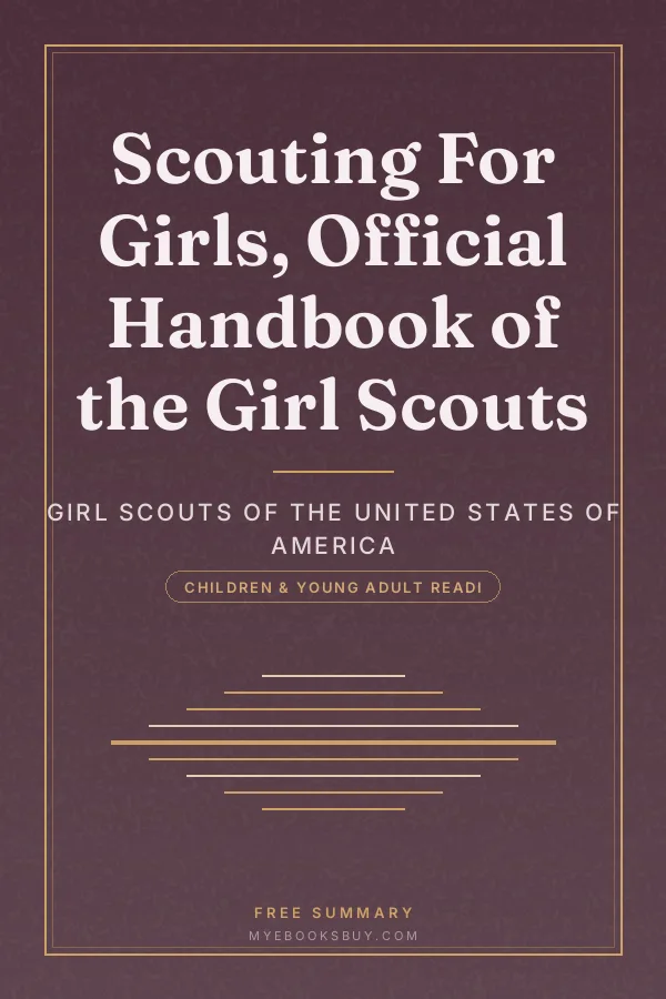 Cover of Scouting For Girls, Official Handbook of the Girl Scouts