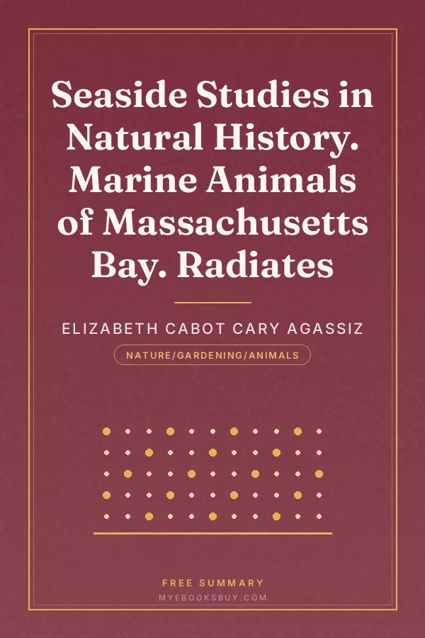 Cover of Seaside Studies in Natural History. Marine Animals of Massachusetts Bay. Radiates