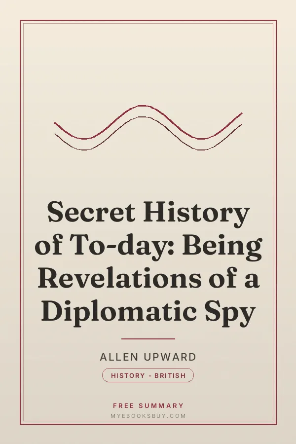 Cover of Secret History of To-day: Being Revelations of a Diplomatic Spy