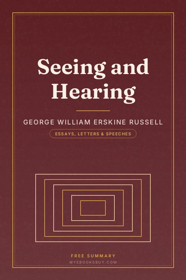Cover of Seeing and Hearing