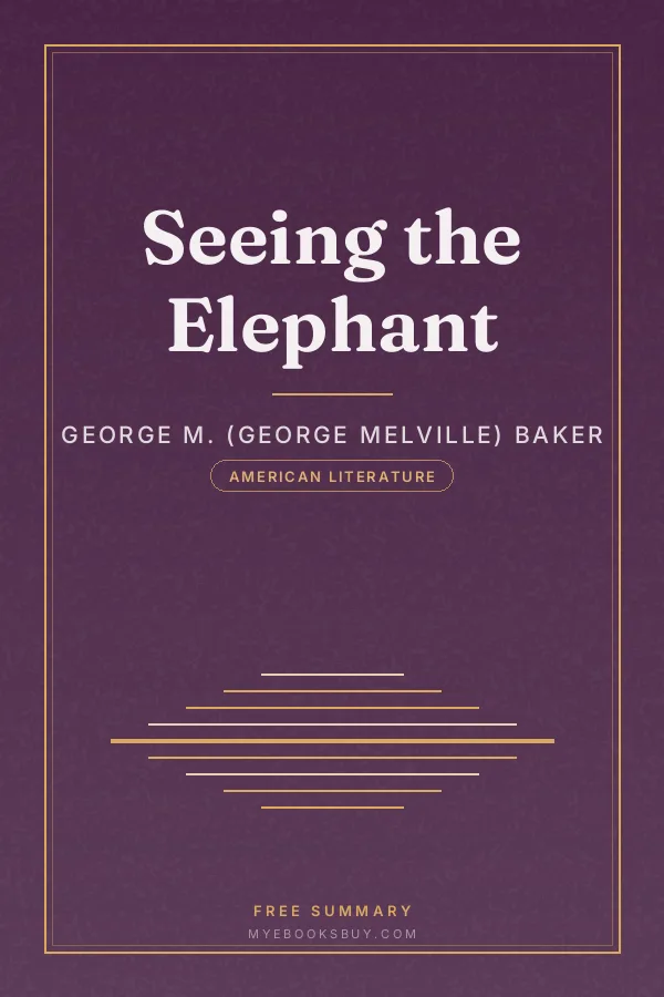 Cover of Seeing the Elephant