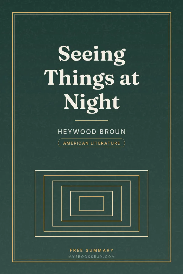 Cover of Seeing Things at Night