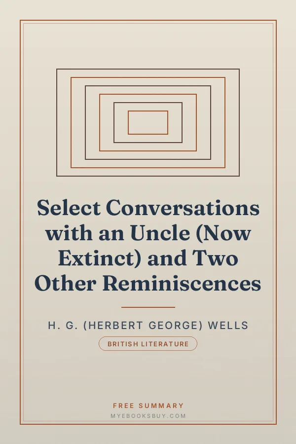 Cover of Select Conversations with an Uncle (Now Extinct) and Two Other Reminiscences