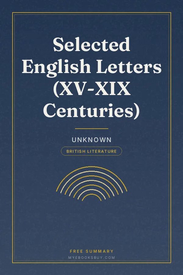 Cover of Selected English Letters (XV-XIX Centuries)