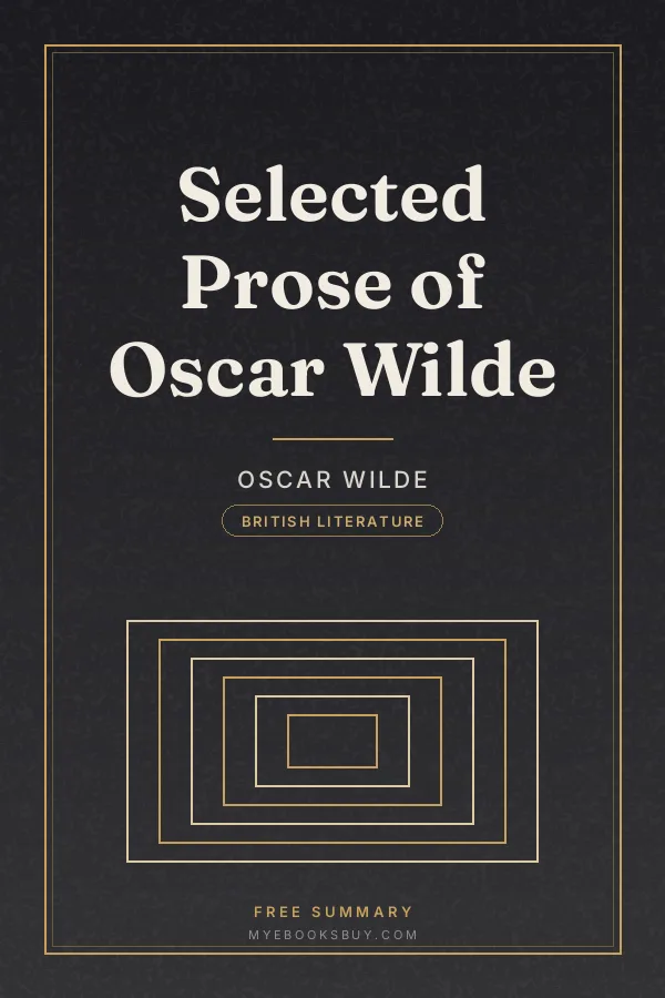 Cover of Selected Prose of Oscar Wilde