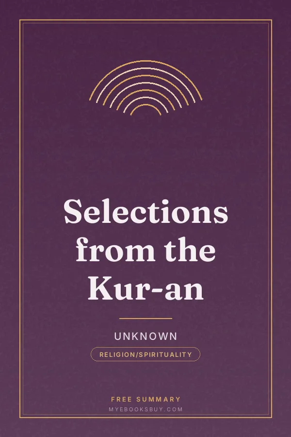 Cover of Selections from the Kur-an