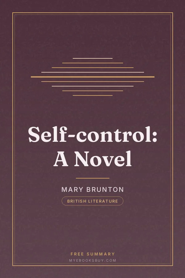 Cover of Self-control: A Novel