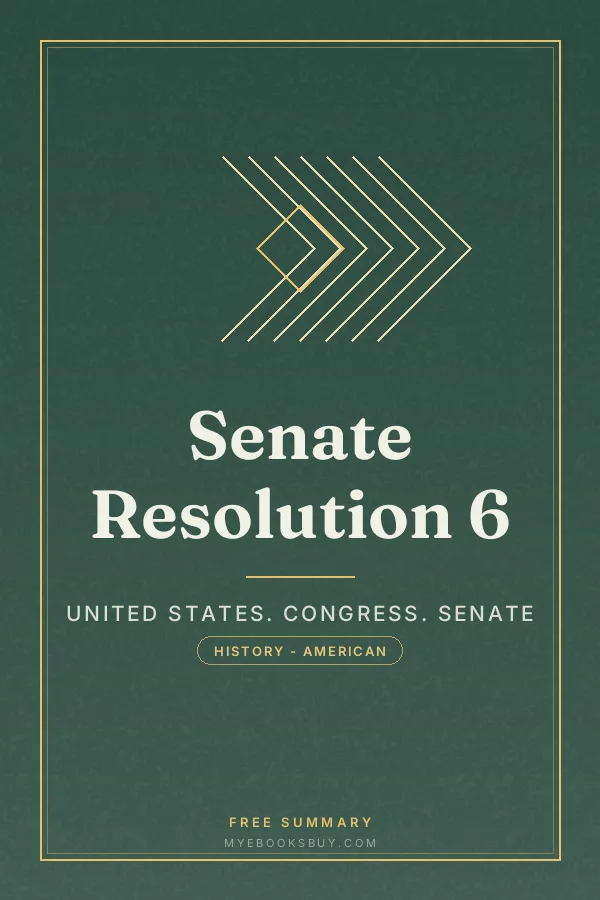 Cover of Senate Resolution 6