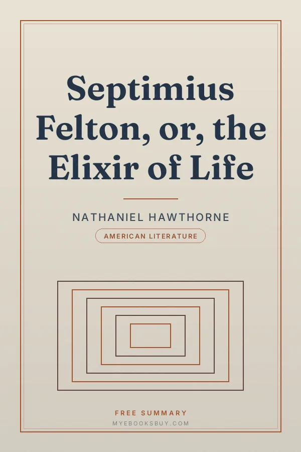 Cover of Septimius Felton, or, the Elixir of Life