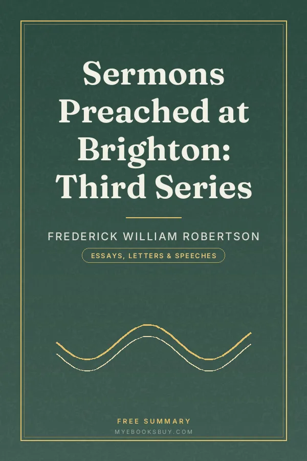 Cover of Sermons Preached at Brighton: Third Series
