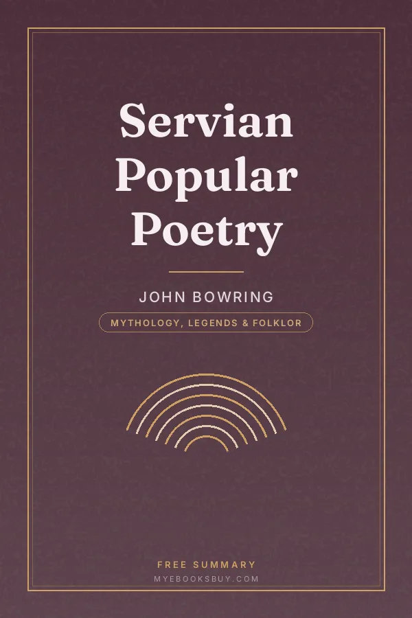 Cover of Servian Popular Poetry