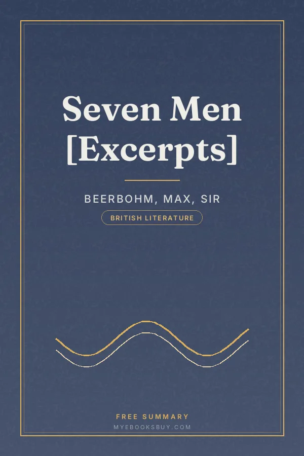 Cover of Seven Men [Excerpts]