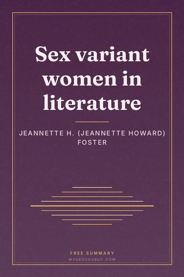 Cover of Sex variant women in literature
