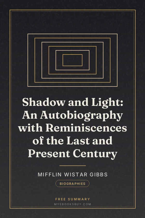 Cover of Shadow and Light: An Autobiography with Reminiscences of the Last and Present Century