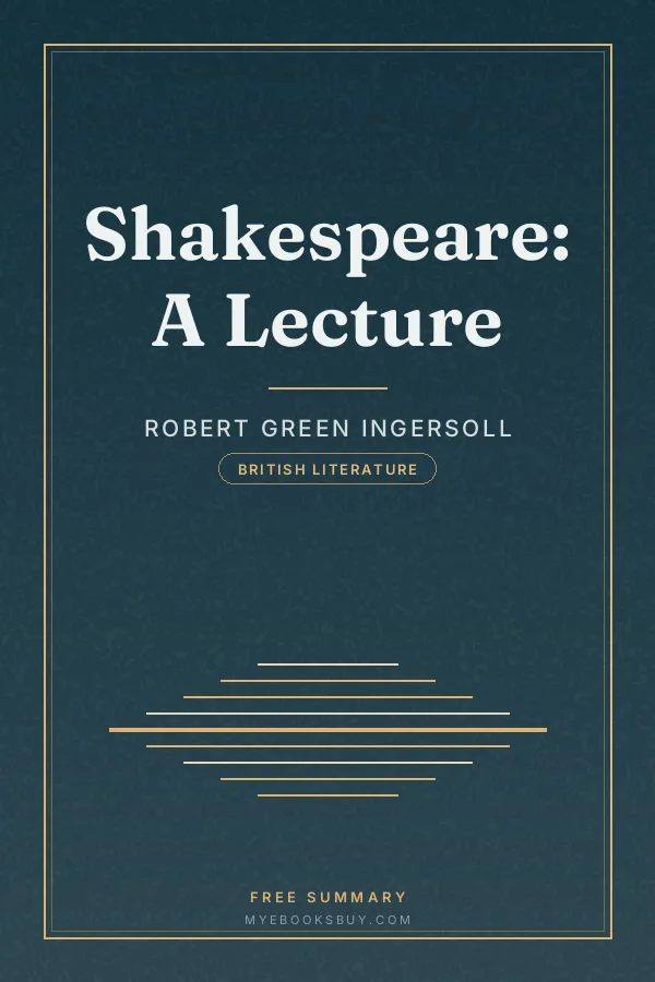 Cover of Shakespeare: A Lecture