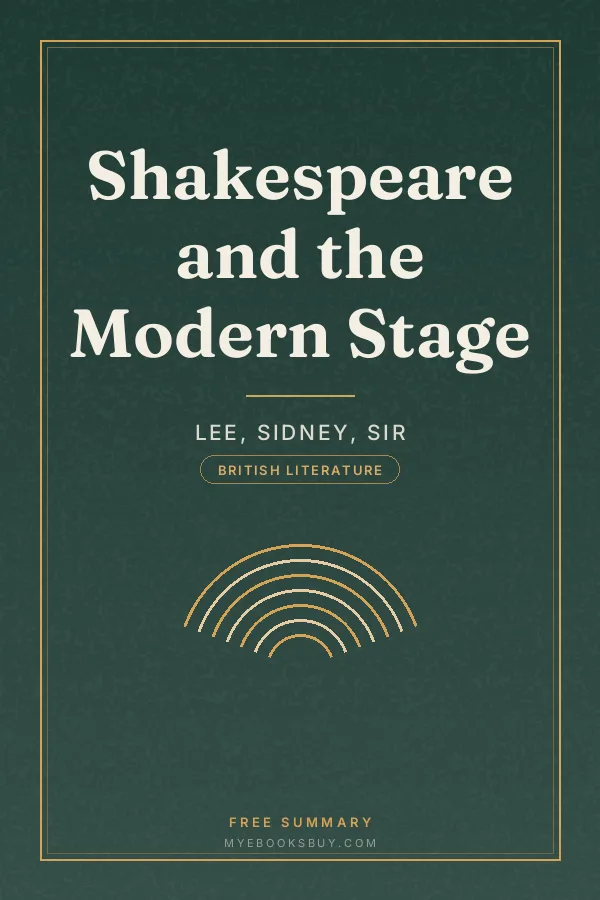 Cover of Shakespeare and the Modern Stage