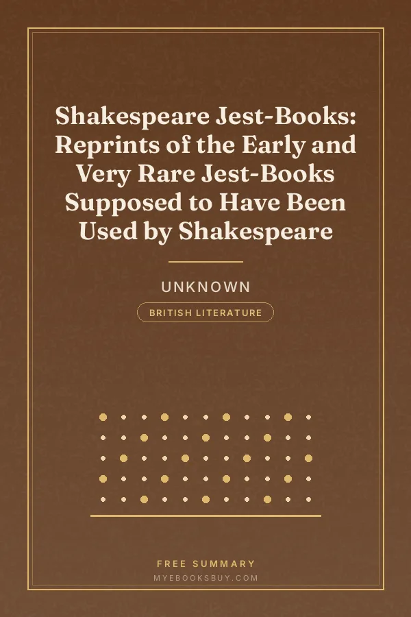 Cover of Shakespeare Jest-Books: Reprints of the Early and Very Rare Jest-Books Supposed to Have Been Used by Shakespeare