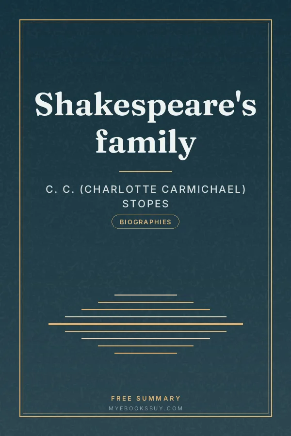 Cover of Shakespeare's family