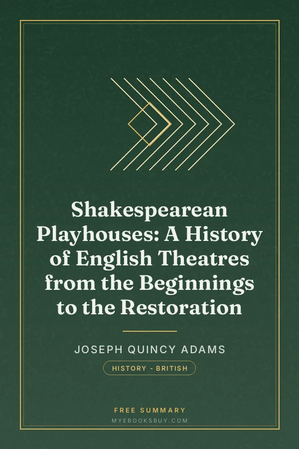 Cover of Shakespearean Playhouses: A History of English Theatres from the Beginnings to the Restoration