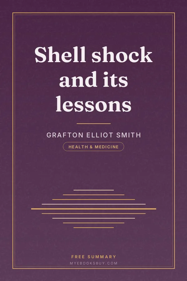 Cover of Shell shock and its lessons
