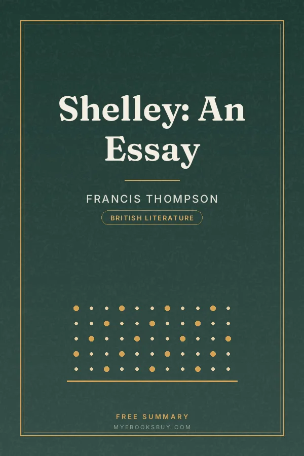 Cover of Shelley: An Essay