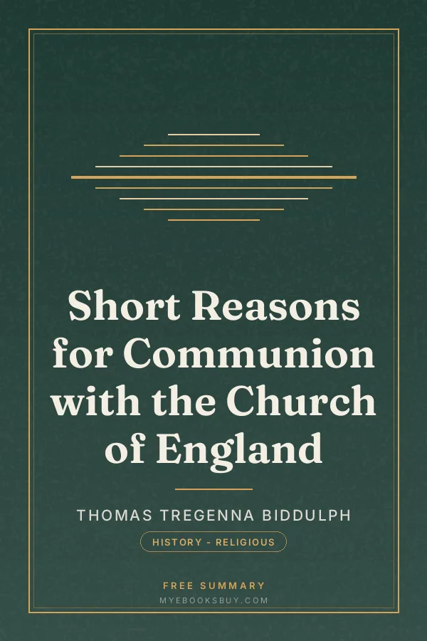 Cover of Short Reasons for Communion with the Church of England