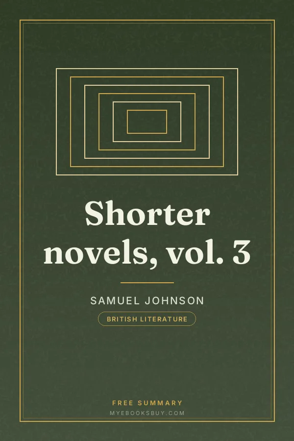 Cover of Shorter novels, vol. 3