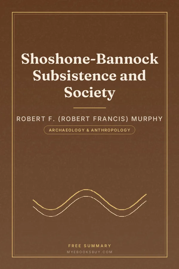Cover of Shoshone-Bannock Subsistence and Society