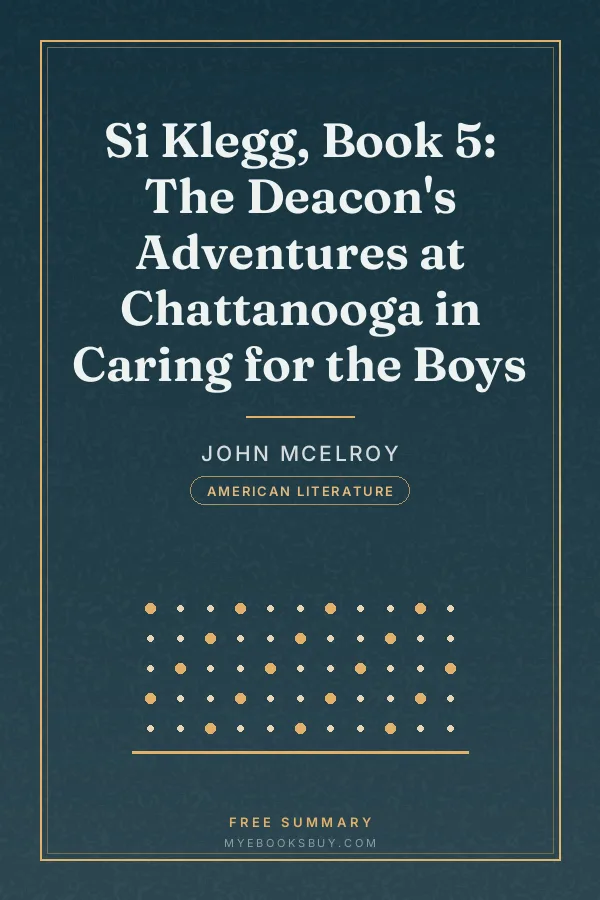 Cover of Si Klegg, Book 5: The Deacon's Adventures at Chattanooga in Caring for the Boys