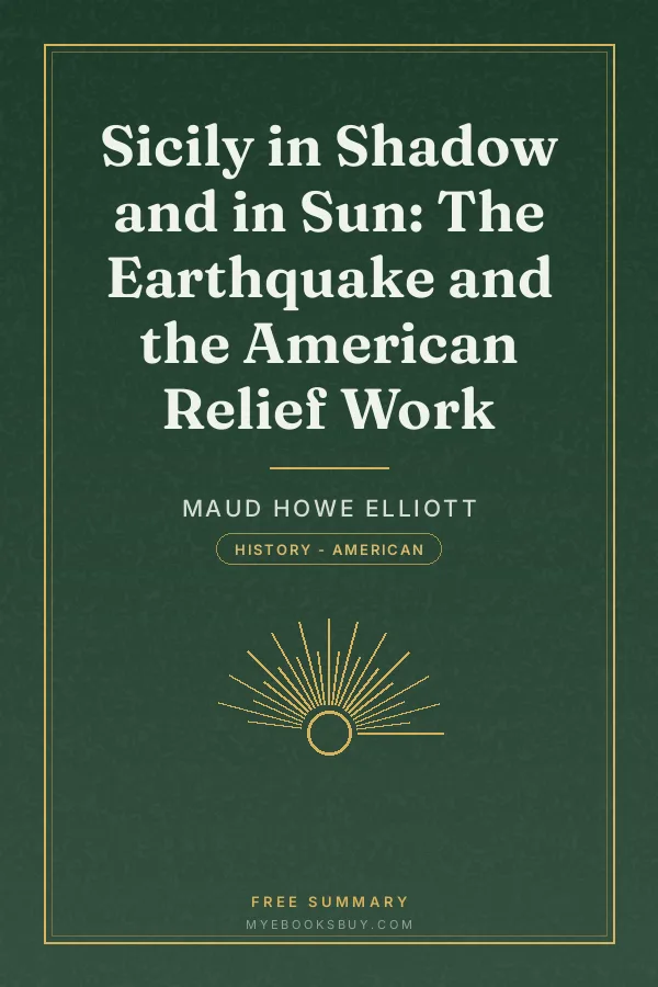 Cover of Sicily in Shadow and in Sun: The Earthquake and the American Relief Work