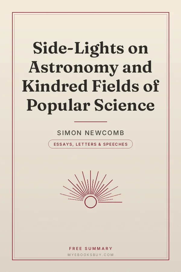 Cover of Side-Lights on Astronomy and Kindred Fields of Popular Science