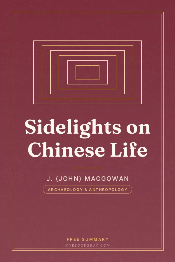 Cover of Sidelights on Chinese Life