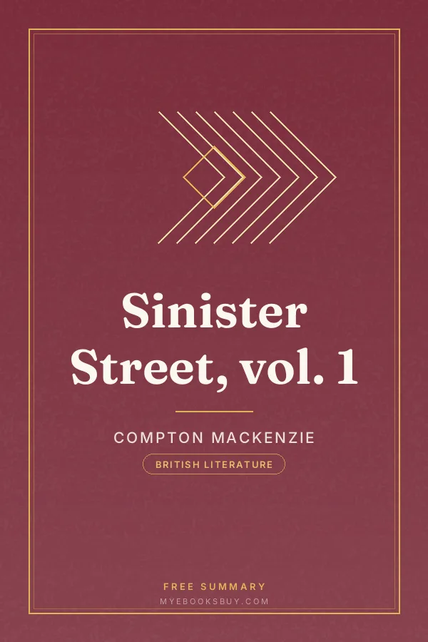 Cover of Sinister Street, vol. 1