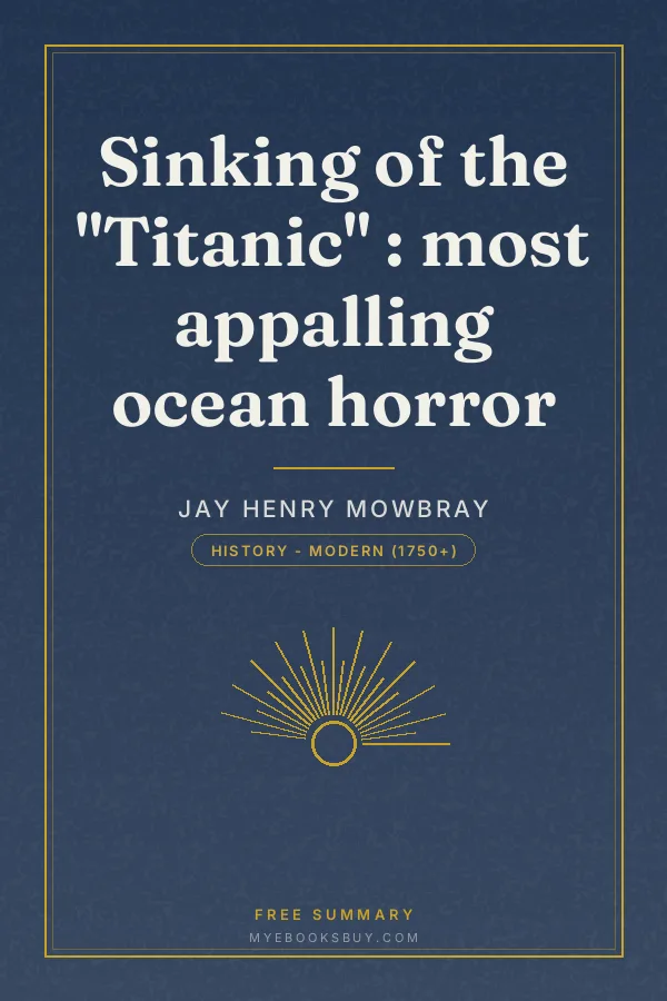 Cover of Sinking of the "Titanic" : most appalling ocean horror