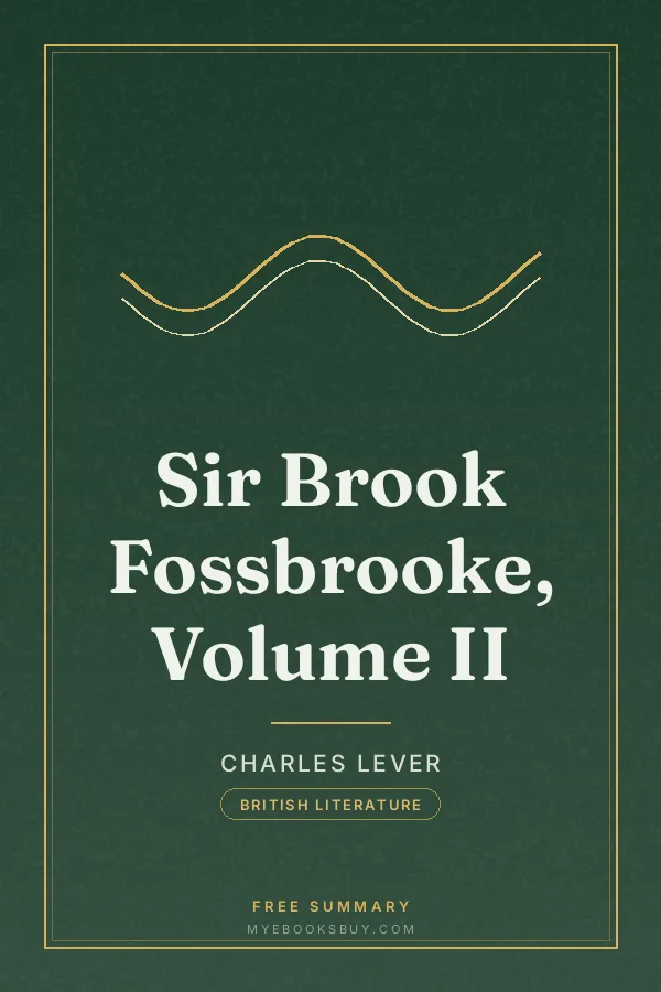Cover of Sir Brook Fossbrooke, Volume II